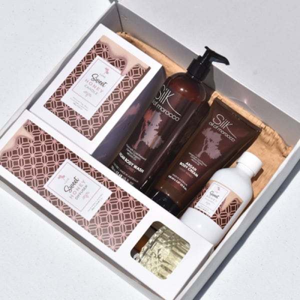 Silk Oil of Morocco - Sweet Honey Luxe Gift Hamper