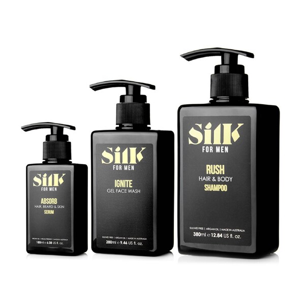 Silk For Men- Men's Argan Grooming Essentials