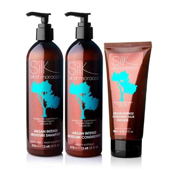 Silk Oil of Morocco - Intense Hydration 3 Step Hair Routine