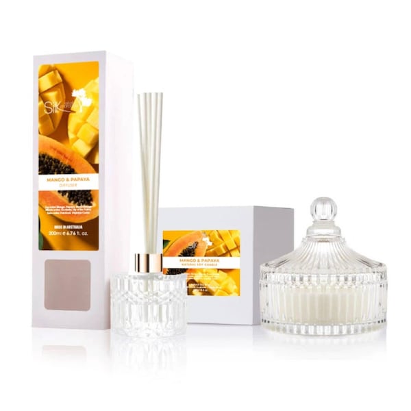 Silk Oil of Morocco - Mango & Papaya Fragrance Duo