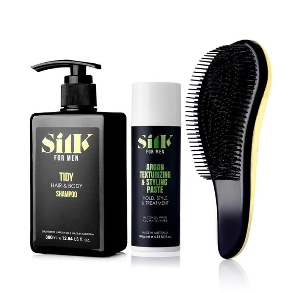 Silk for Men - Argan Men & Style Trio