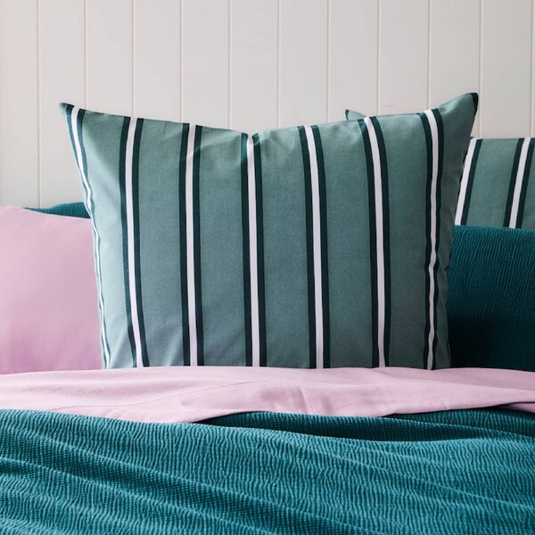 Adorn Living Stripe European Pillowcase