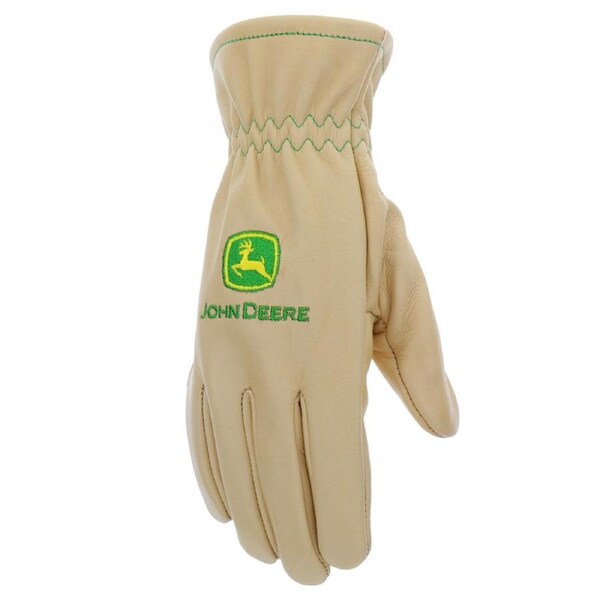 John Deere Women's Water Resistant 100% Grain Leather Garden Gloves S