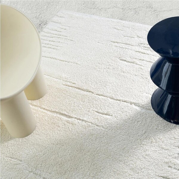 Loopsie Kallo Ivory Textured Rug 180cm x 120cm