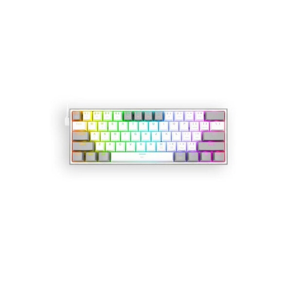 Redragon K617-RGB Fizz White/Grey 60% Wired Mechanical Keyboard