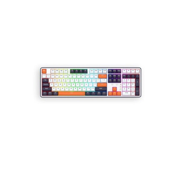 Redragon K689WBO RGB Pro Wyvern White 108-Key Wireless Mechanical Keyboard