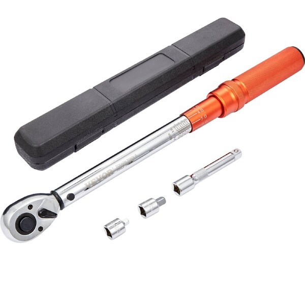 Torque Wrench Adjustable Torque Wrench 1/2" Drive 10-150ft.lb/14-204n.m