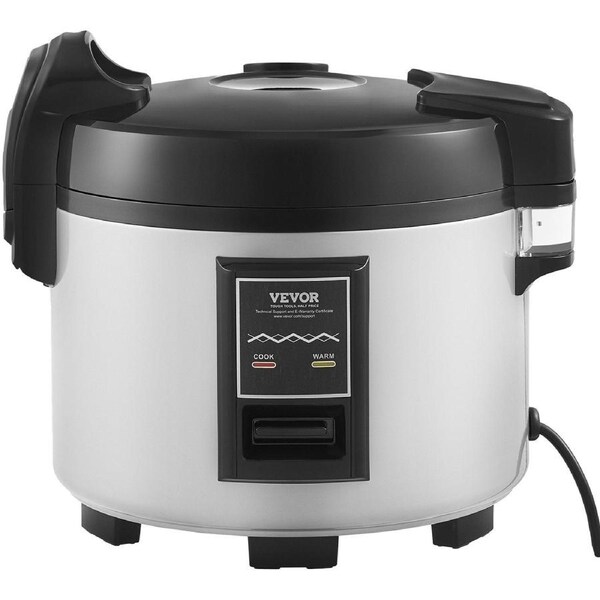 Commercial Rice Cooker 60-Cup Non-Stick Pot 13L 12H Keep Warm Restaurant