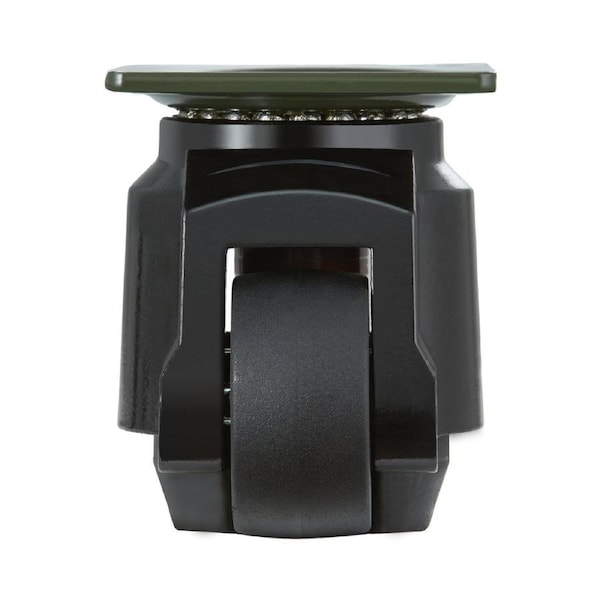 Leveling Casters, Set of 4, 1000 kg Total Load Capacity, 63.5 mm, Heavy Duty with Upgraded Handle Design, 360 Degree Swivel Caster Wheels, Adjustable Casters with Feet for Workbench, Machine