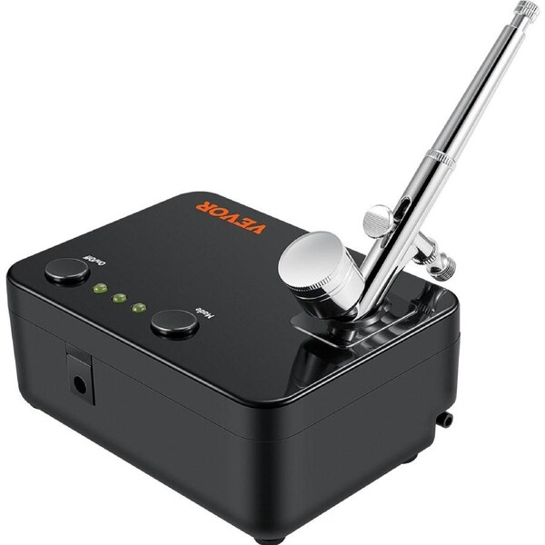 Airbrush Kit Dual-action Airbrush System Compressor Art Nail Makeup Model