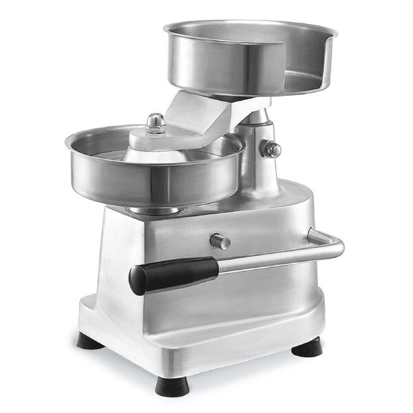 Commercial Burger Patty Maker, 150mm Hamburger Beef Patty Maker, Heavy Duty Food-Grade Stainless Steel Bowl Burger Press Machine, Kitchen Meat Forming Processor with 1000 Pcs Patty Papers