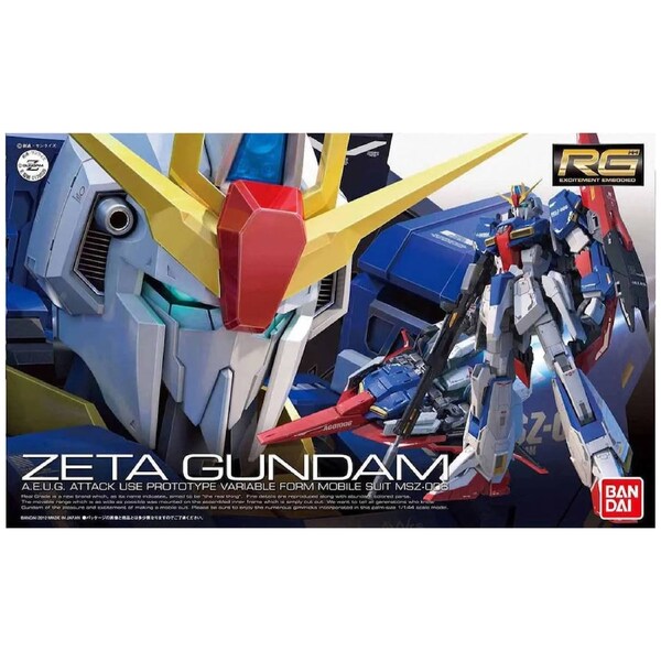 Bandai Gundam RG Zeta Gundam 1/144 Model Kit