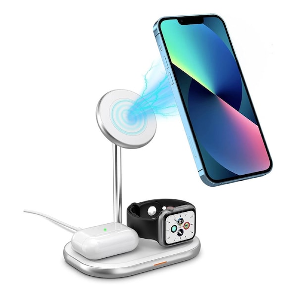 Energizer WCP303 3-in-1 Wireless Charging Stand w/MagSafe Black