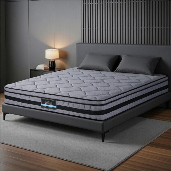 Giselle Bedding 34cm King Mattress Hybrid Pocket Spring Bed Mattress