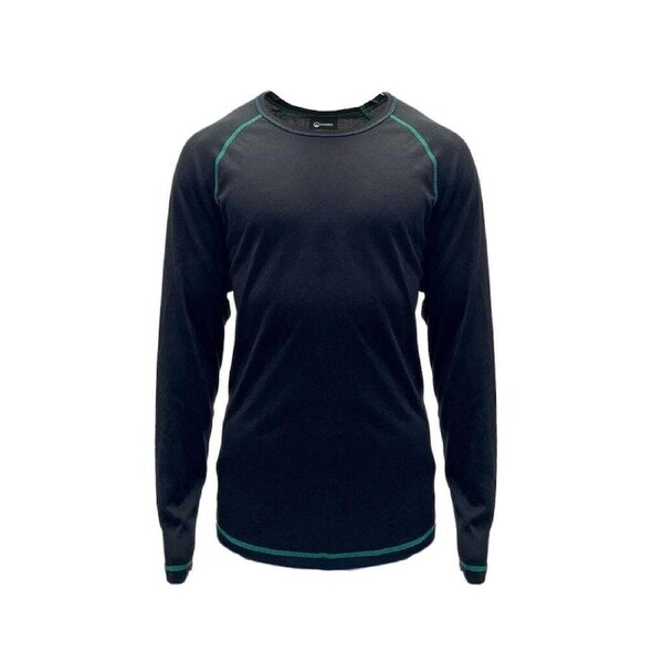Domex Thermalayer Unisex Long Sleeve Shirt Black Outdoor Hiking Clothes XS