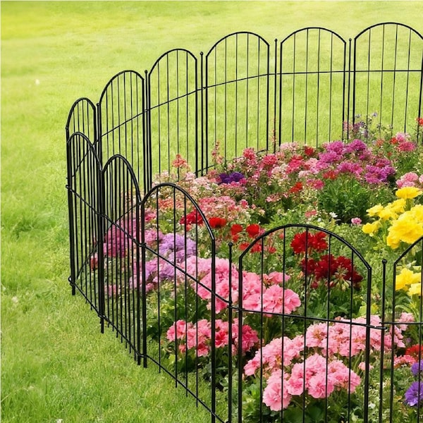 Mountview Garden Fence Decorative Animal Barrier Outdoor Pet Border 10 Pack