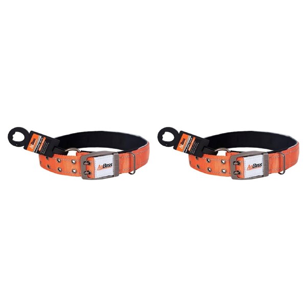 AgBoss 2 Pack 40mm x 70cm Dog Collar - Orange - 500924