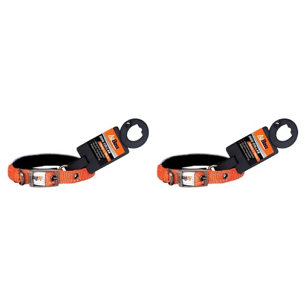 AgBoss 2 Pack 15mm x 35cm Dog Collar - Orange - 500880