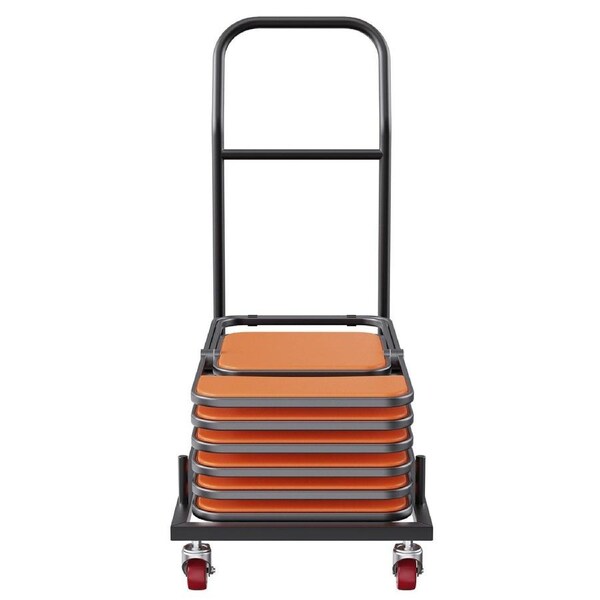 12 Chairs Folding Chair Storage Dolly Folding Chairs Rack Heavy Duty Iron