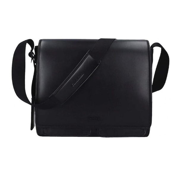 CALVIN KLEIN Men's Messenger&nbsp;Crossbody Bag With&nbsp;Adjustable Strap - Black