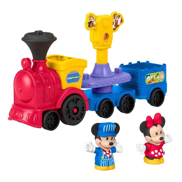 Fisher-Price Little People Disney Jr Mickey and Minnie Musical Train