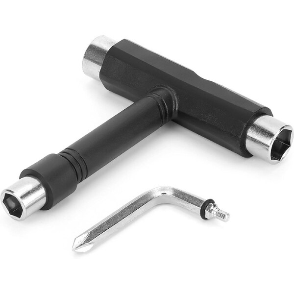 Skate Tools, Multifunctional All-in-One Skateboard Wrench, 2-in-1 Portable