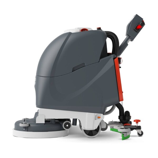 Numatic Grey Walk Behind 30L Capacity Battery Scrubber Vacuum Cleaner