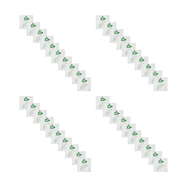 4PK 10pc Numatic Hepaflo Vacuum Cleaner Bags Pack For NVM2BH Model White