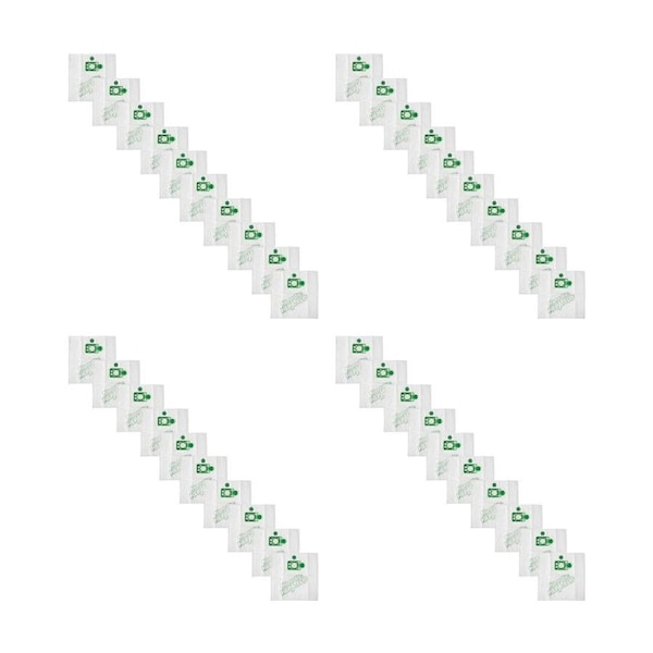 4PK 10pc Numatic Hepaflo Vacuum Cleaner Bags Pack For NVM1CH Model White