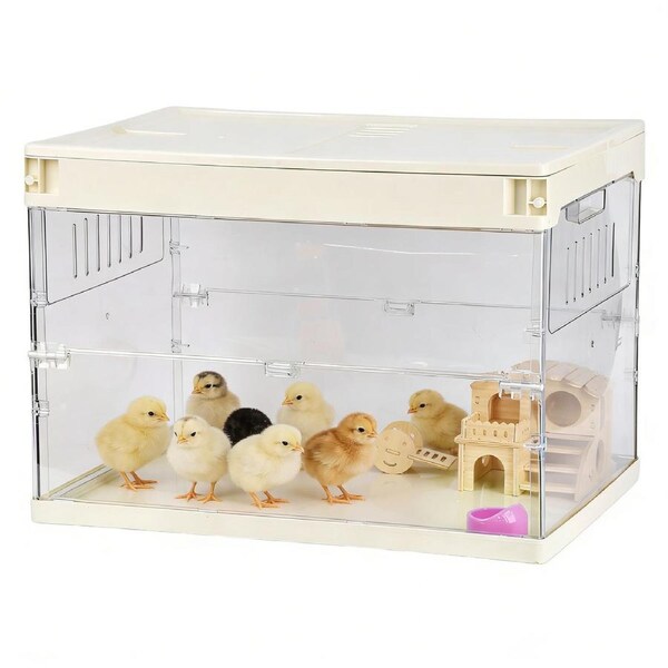 Advwin Foldable Chicken Coop Chick Cage Small Animall Pet Cage