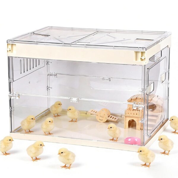 Advwin Foldable Chicken Coop Chick Cage Small Animall Pet Cage