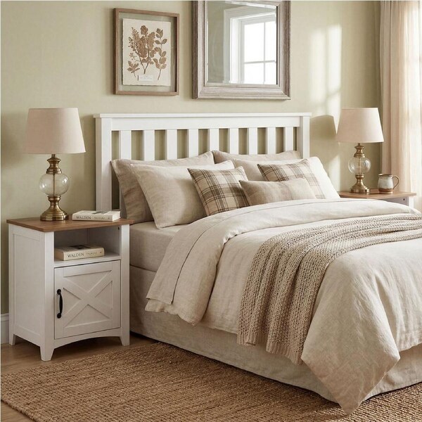 Levede Bedside Tables Nightstands Set of 2 Storage Cabinet Bedroom Living Room