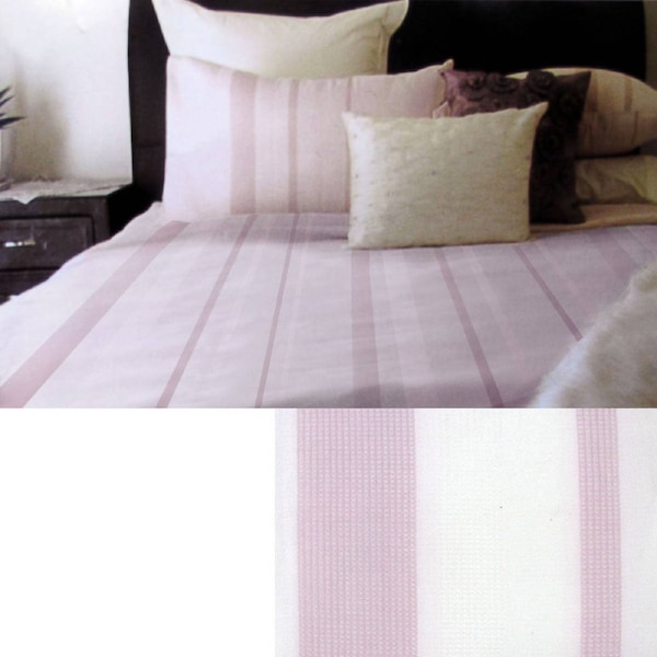 Metropolitan Waffle Quilt Cover Set Pink - Queen, Soft Polyester Cotton, Machine Washable