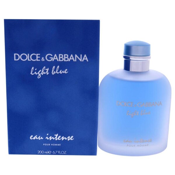 Light Blue Eau Intense by Dolce and Gabbana for Men - 6.7 oz EDP Spray 6.7 oz