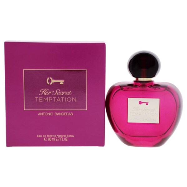 Her Secret Temptation by Antonio Banderas for Women - 2.7 oz EDT Spray 2.7 oz