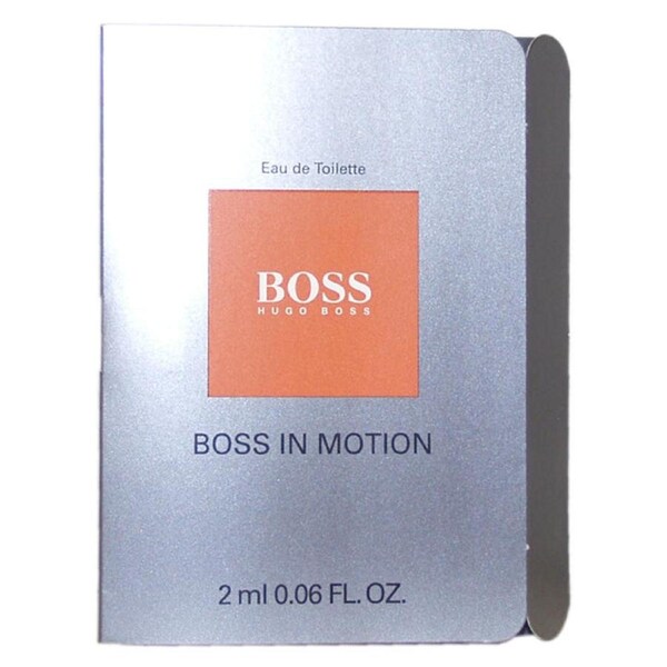 Boss In Motion by Hugo Boss for Men - 2 ml EDT Spray Vial On Card (Mini) 2 ml