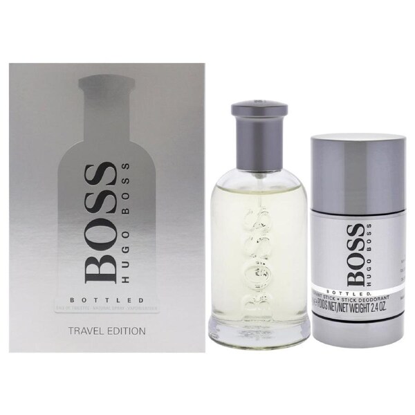 Boss No. 6 by Hugo Boss for Men - 2 Pc Gift Set 3.3oz EDT Spray, 2.4oz Deodorant Stick 2 Pc Gift Set