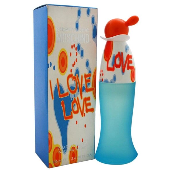 I Love Love Cheap And Chic by Moschino for Women - 3.4 oz EDT Spray 3.4 oz