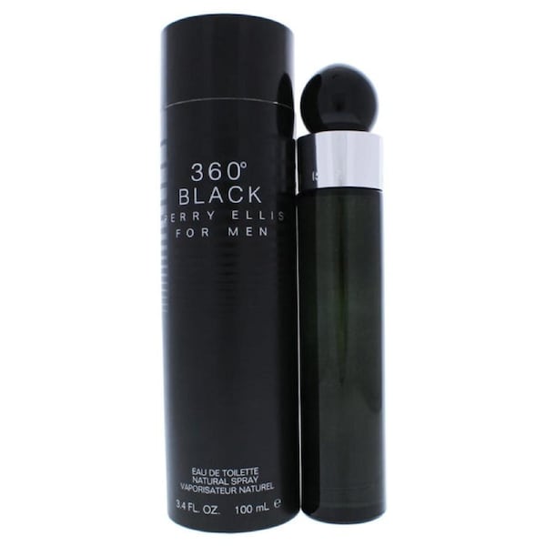 360 Black by Perry Ellis for Men - 3.4 oz EDT Spray 3.4 oz