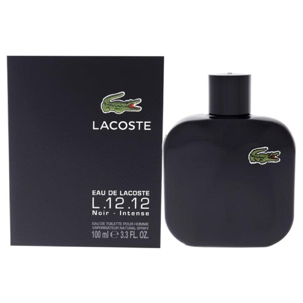 Lacoste Lacoste Eau De Lacoste L.12.12 Noir by Lacoste for Men - 3.3 oz EDT Spray 3.3 oz