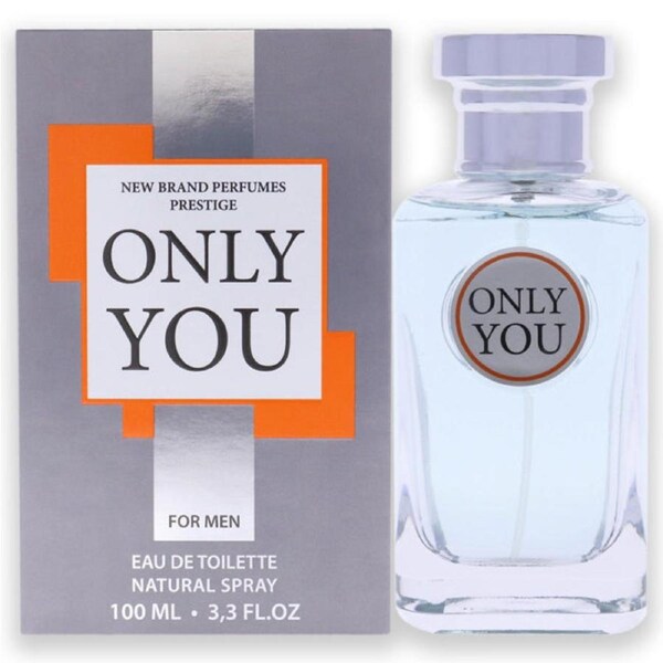 Only You by New Brand for Men - 3.3 oz EDT Spray 3.3 oz