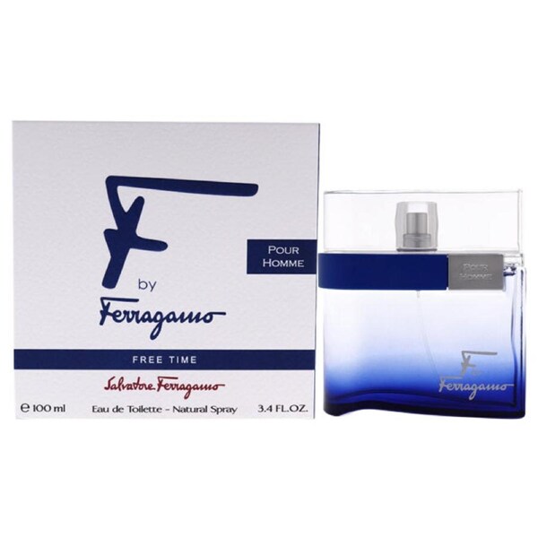 F by Ferragamo Free Time by Salvatore Ferragamo for Men - 3.4 oz EDT Spray 3.4 oz