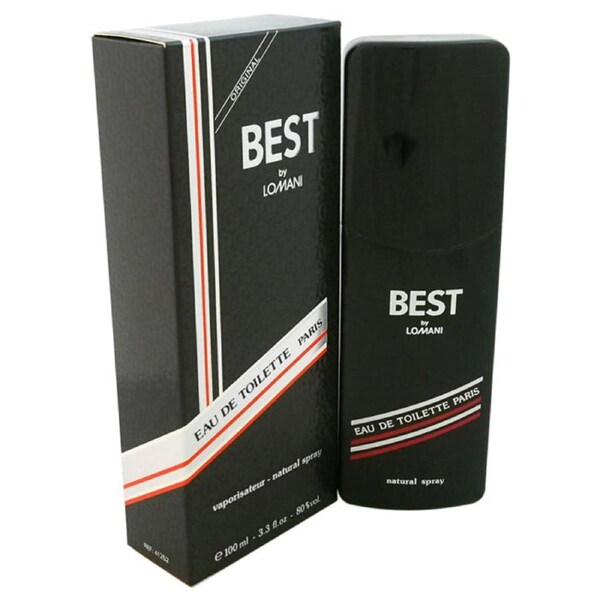Best by Lomani for Men - 3.3 oz EDT Spray 3.3 oz