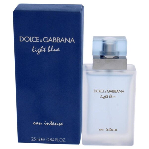 Dolce and Gabbana Light Blue Eau Intense by Dolce and Gabbana for Women - 0.84 oz EDP Spray (Mini) 0.84 oz