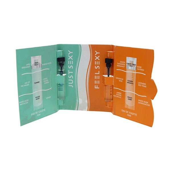 90210 Sexy by Giorgio Beverly Hills for Men - 2 x 0.07 oz EDT Splash Vial (Mini) 2 x 2 ml