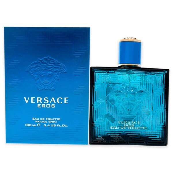 Versace Eros by Versace for Men - 3.4 oz EDT Spray 3.4 oz