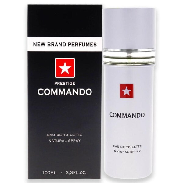 New Brand Commando by New Brand for Men - 3.3 oz EDT Spray 3.3 oz