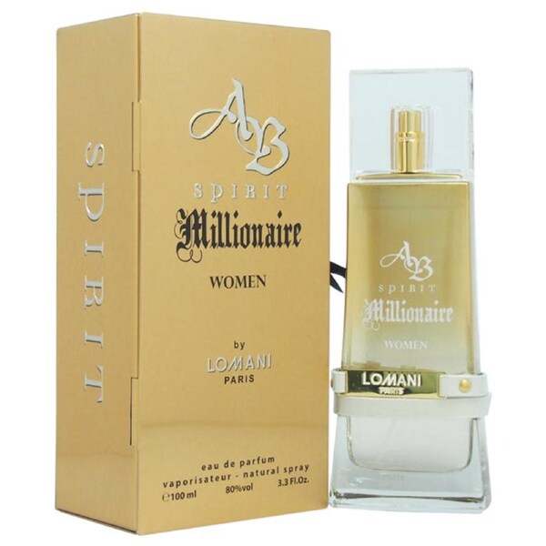 Lomani AB Spirit Millionaire by Lomani for Women - 3.3 oz EDP Spray 3.3 oz
