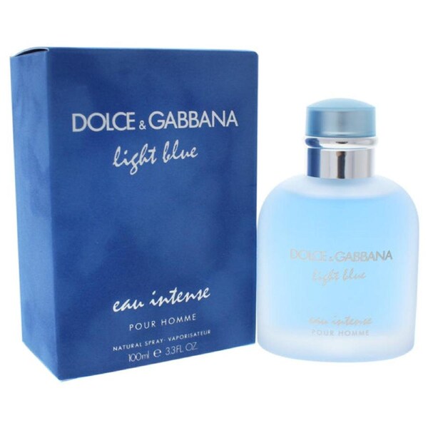 Light Blue Eau Intense by Dolce and Gabbana for Men - 3.3 oz EDP Spray 3.3 oz