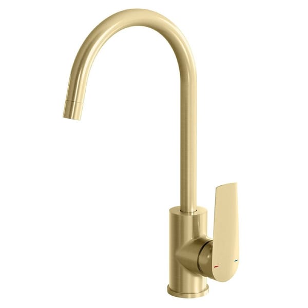 Phoenix Bailey Sink Mixer, Brushed Gold, Brass, 4 Star WELS, Lever